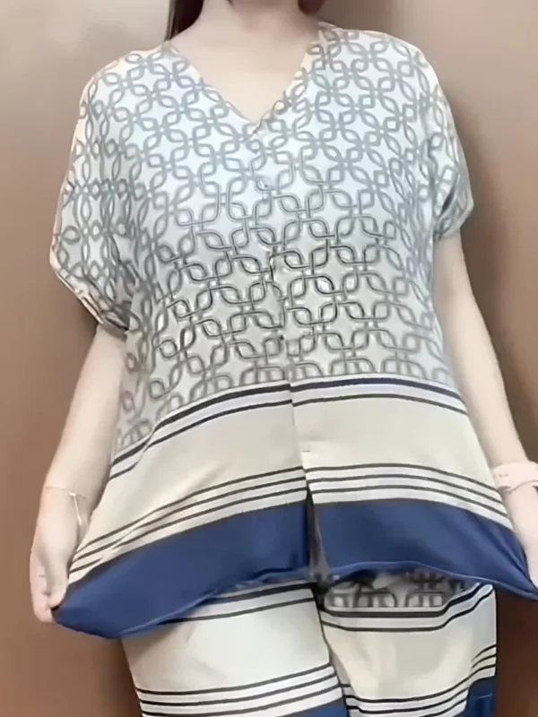 Premium Printed Two-Piece Lounge Set - Image 3